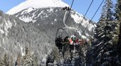 Chairlift in the mountains - Chatel