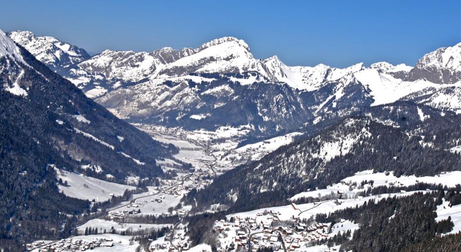 Fantastic view over Chatel