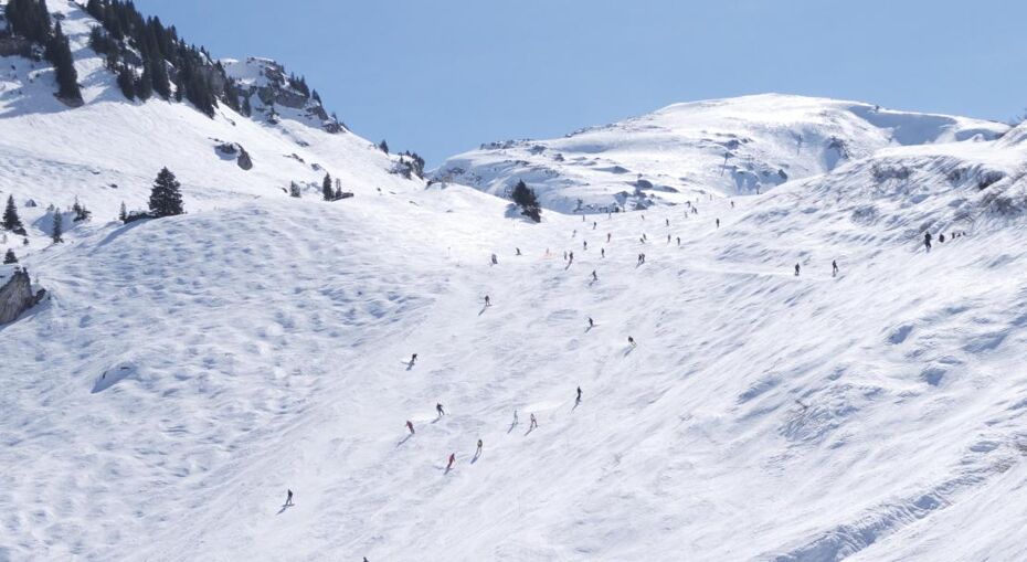 Big open slopes in Chatel