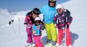 Family in Oz en Oisans, France