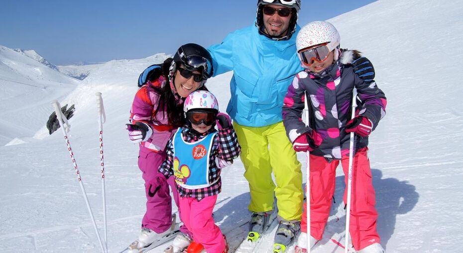 Family in Oz en Oisans, France