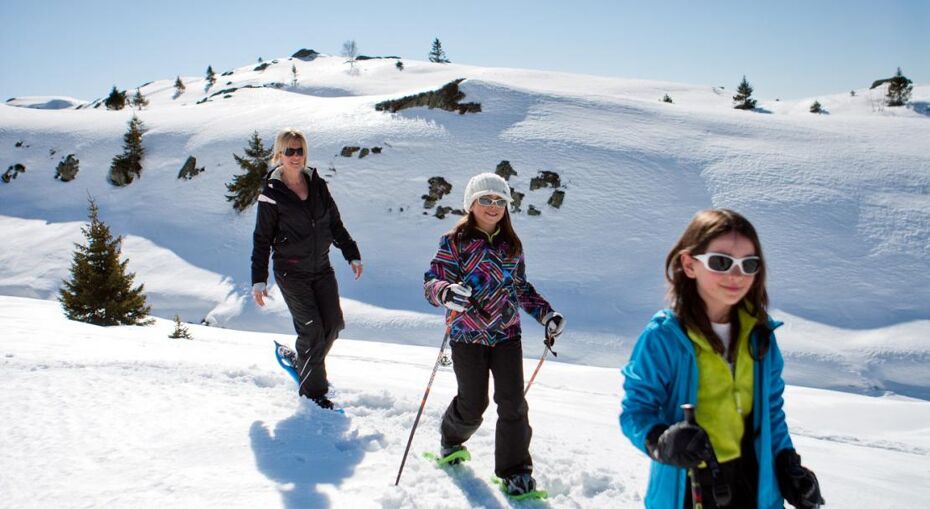 Raquettes, Oz en Oisans, France