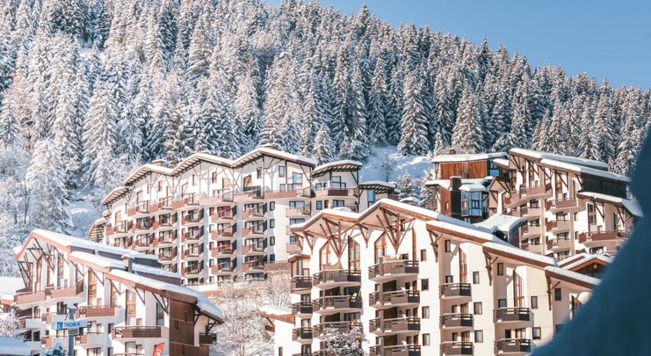 La Tania Village in the Winter