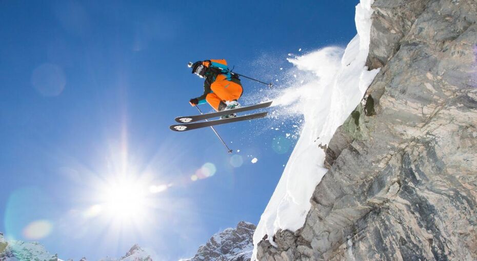Skiing in La Tania, France, Robin Garnier