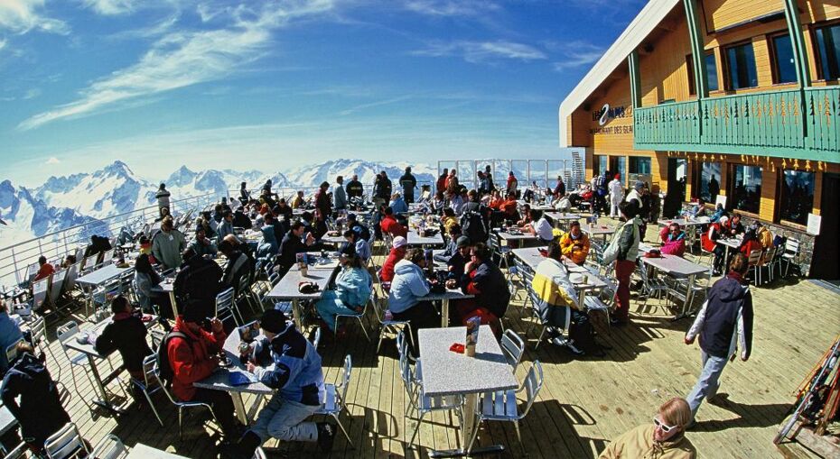 Les2Alpes Sun deck