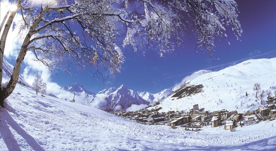 The exciting ski resort Les 2 Alpes