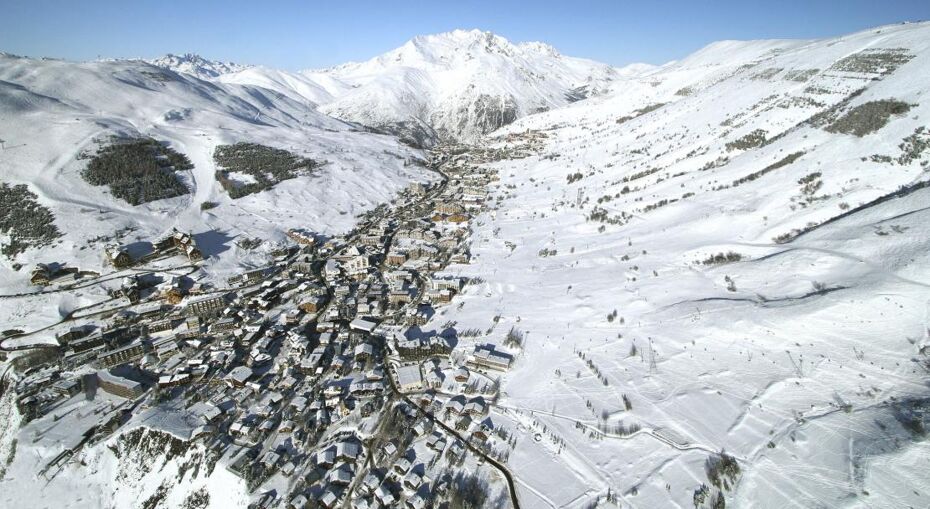The village from above