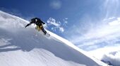 Snowboarding in Les 2 Alpes, France