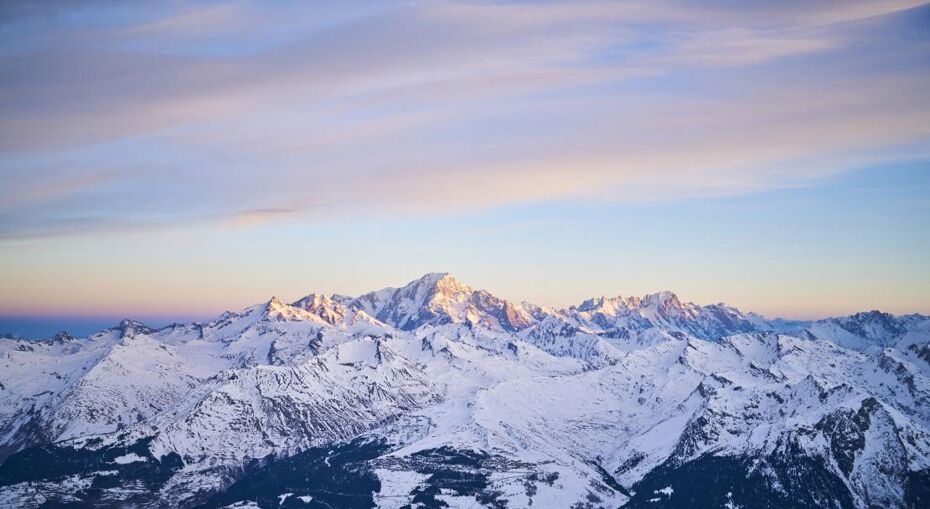 Les Arcs by air