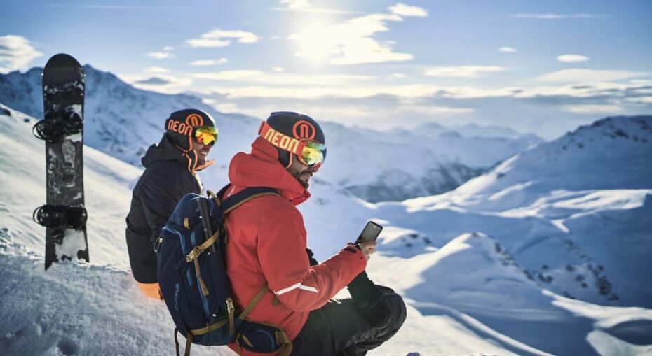 Les Arcs skiing
