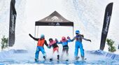 Les Arcs water skiing