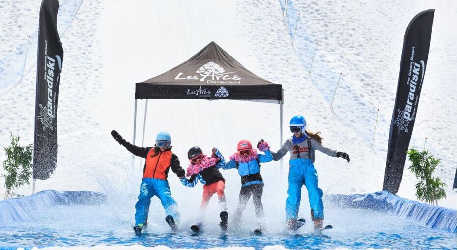 Les Arcs water skiing