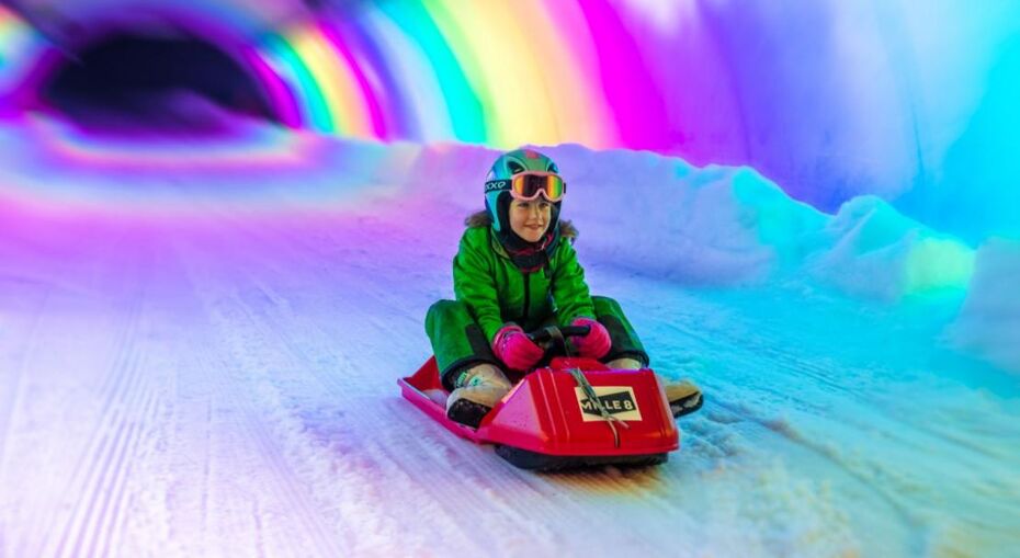 Les Arcs Mille Huit luge