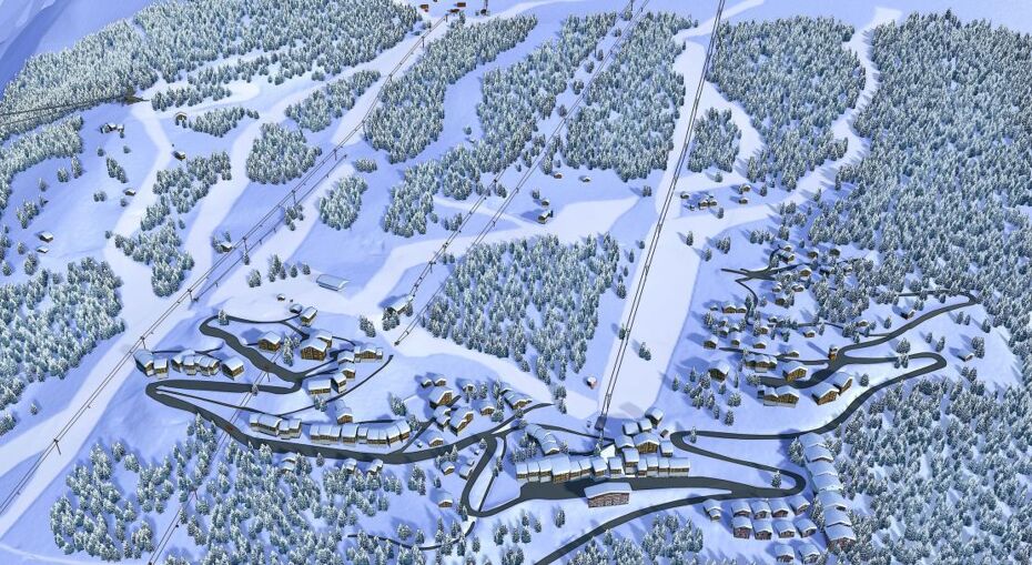 Street Map of Les Coches