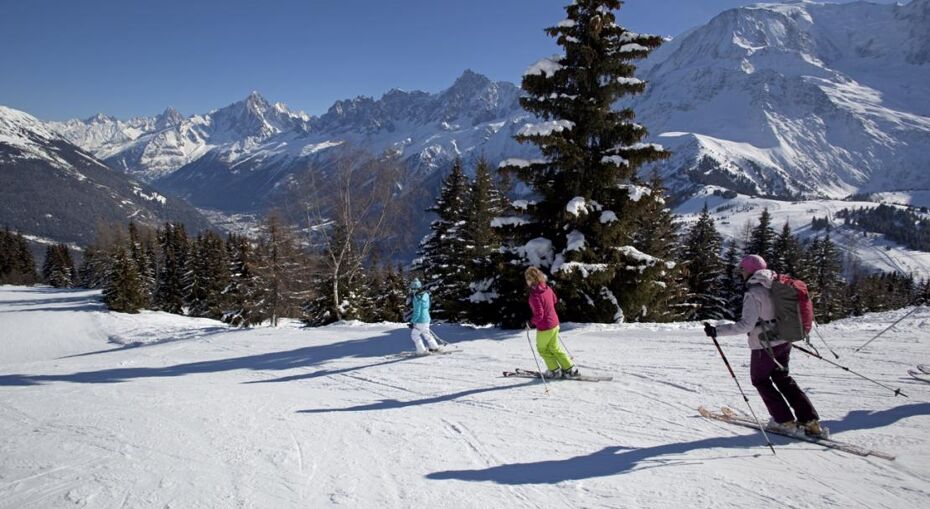 Skiing in Les Houches