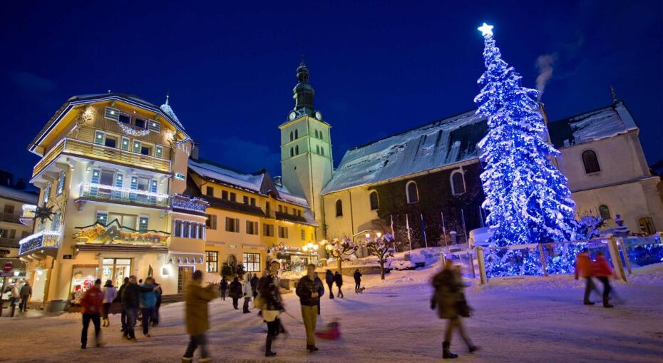 Christmas Tree in Megeve