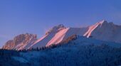 Mountain range in Megeve