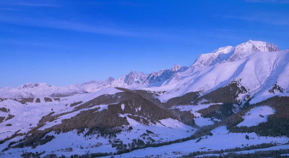 Sun rise in Megeve