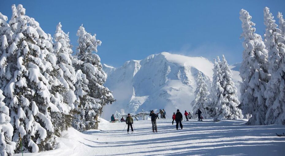Relaxed skiing in Megeve