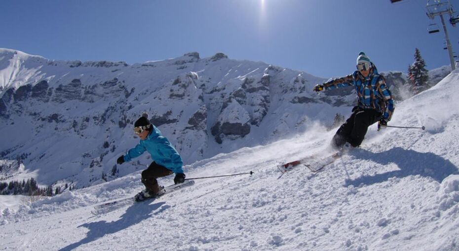 Skiing in Megeve