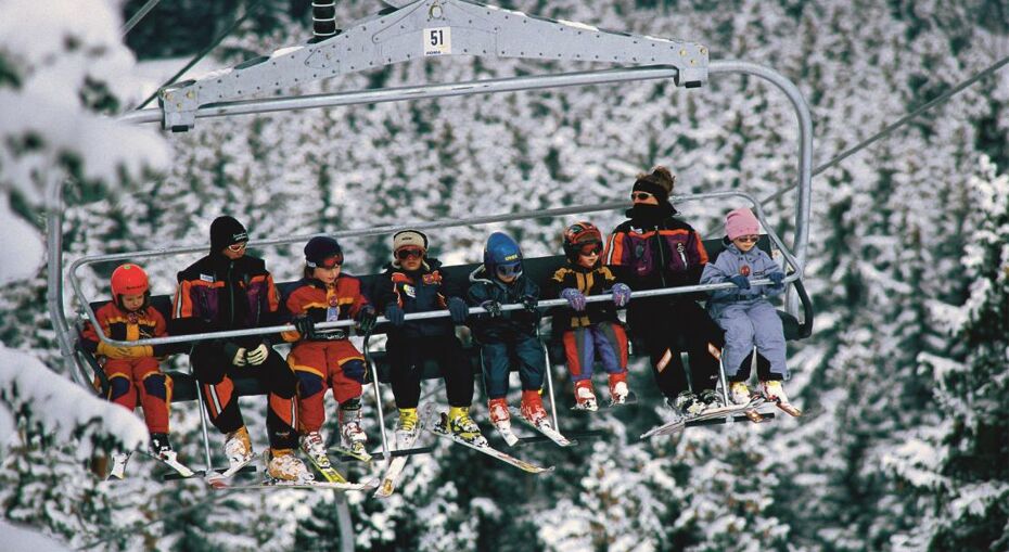 On the lifts in Meribel