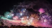 Meribel fireworks