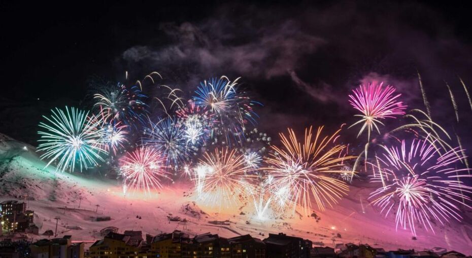 Meribel fireworks
