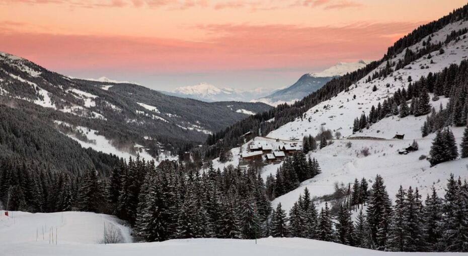 Meribel sunrise valley