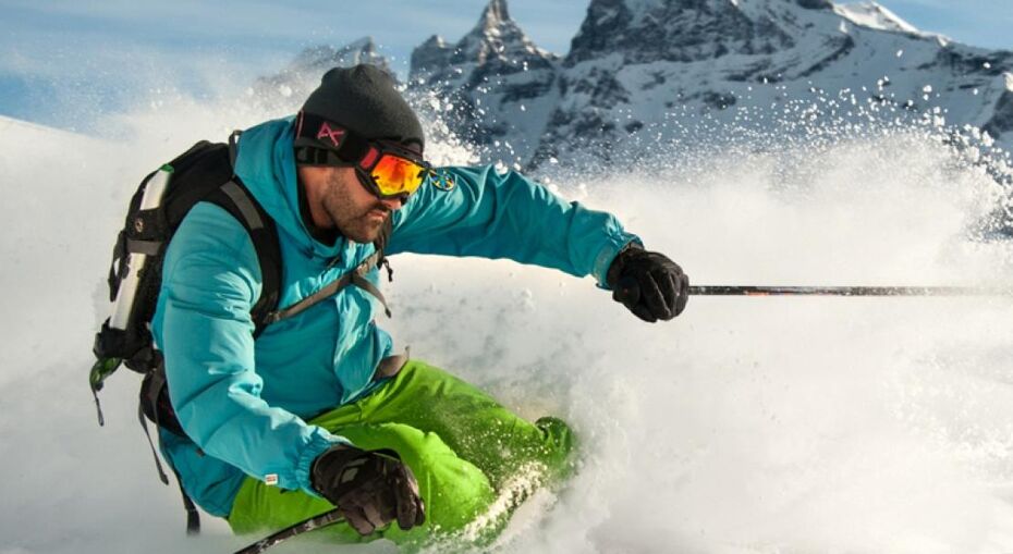 Skiing in Morzine, France. Jean Baptiste