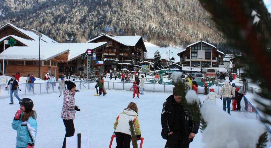 Morzine France, Ice Skating, Melanie Marullaz