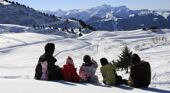 Views over the Grand Massif and Samoens ski resort
