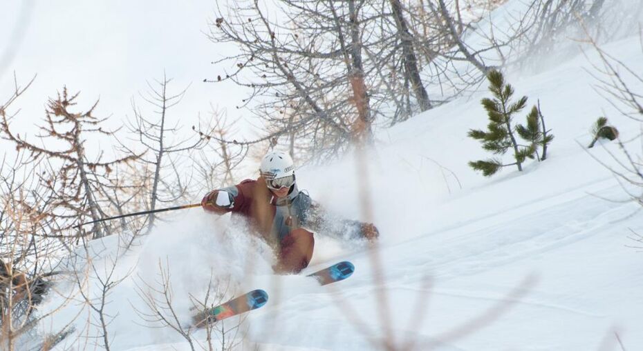 Skiing in Serre Chevalier, France