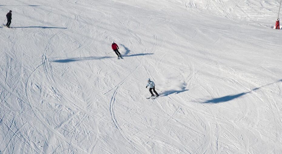 Skiing in Serre Chevalier, France