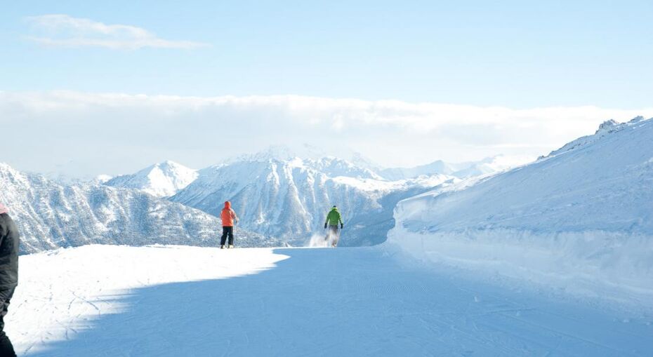Skiing in Serre Chevalier, France