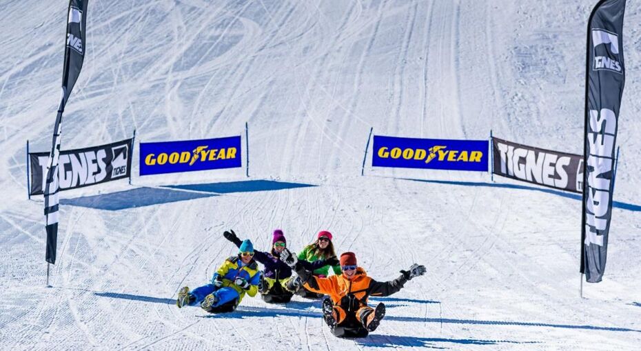 Sledding Tignes
