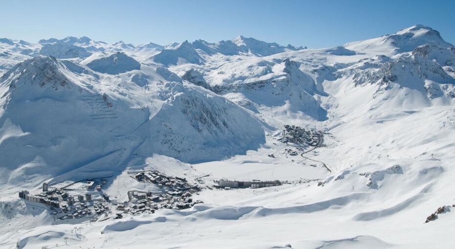 Tignes Aerial view