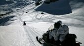 snow mobiling