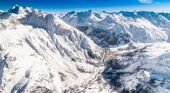 Val d'Isere aerial view