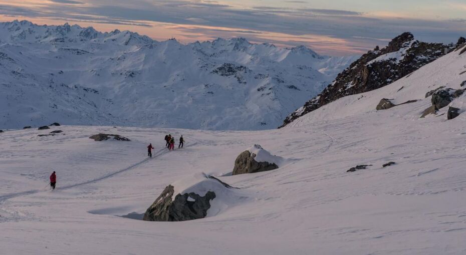ski touring Val Thorens