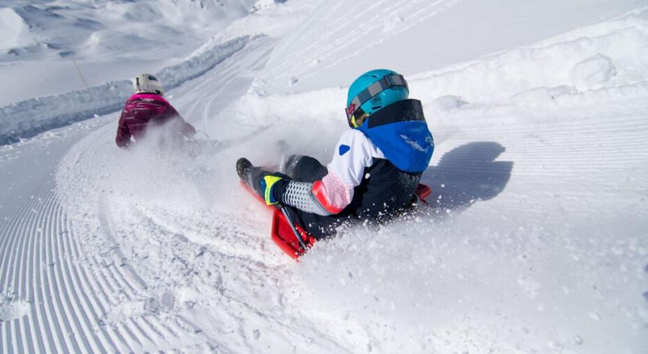 Sledding Val Thorens