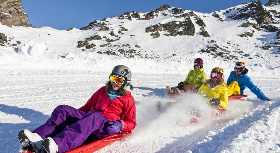 Val Thorens, France, Toboggan