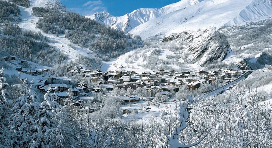 Valloire after snowfall