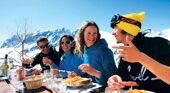 Sun terrace in Valloire