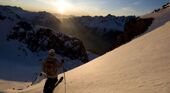 Sunset in Vaujany