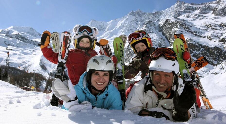 Family in Saas Fee