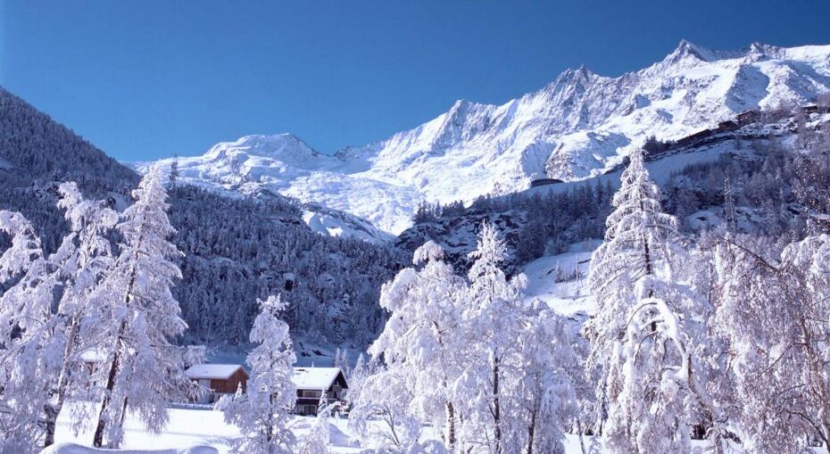 Fresh snow in Saas Fee