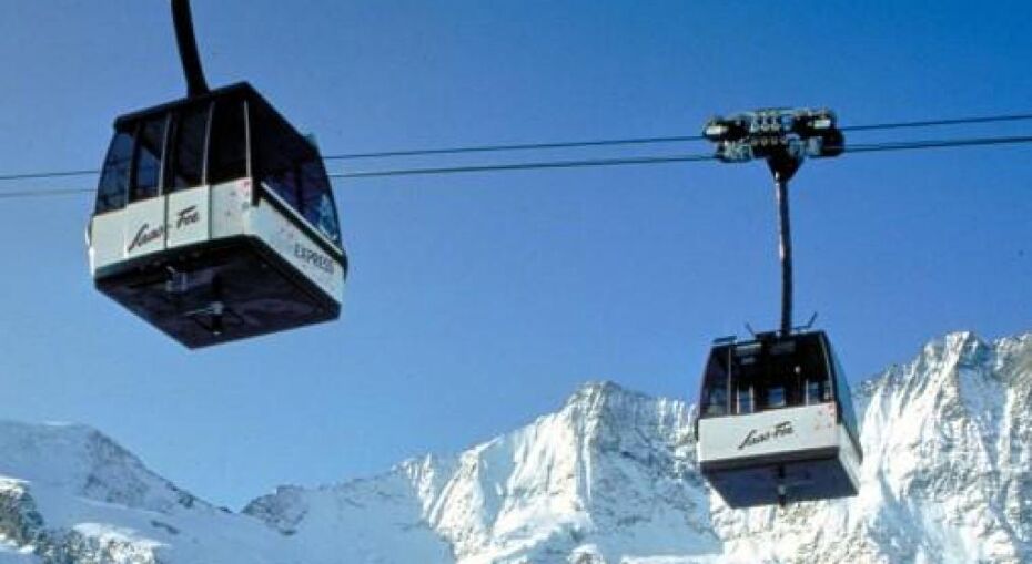 Telecabine in Saas Fee