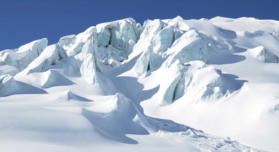 Glacier in Saas Fee