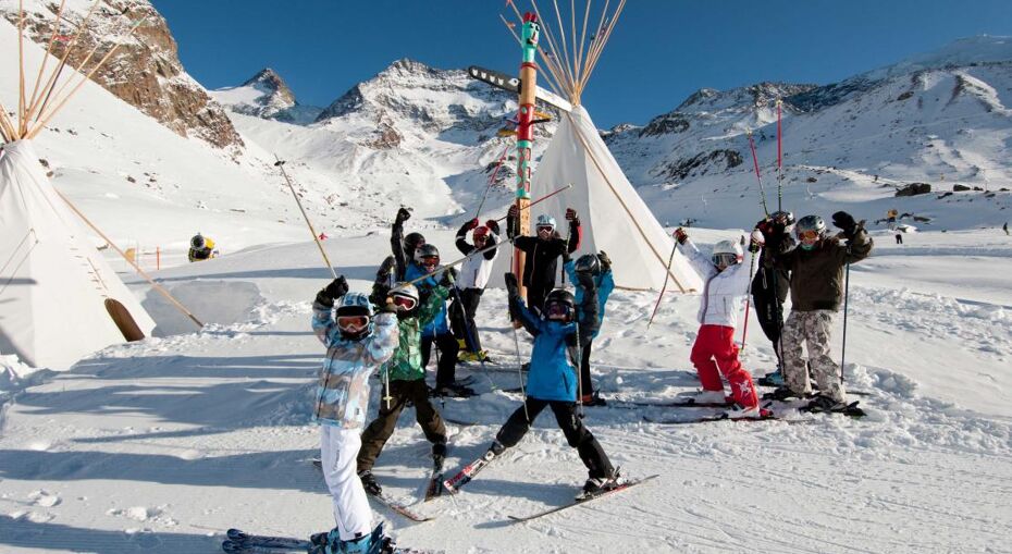 Kids area in Saas Fee