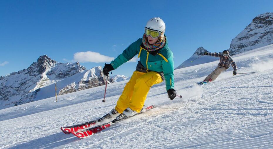 Pistes in Saas Fee